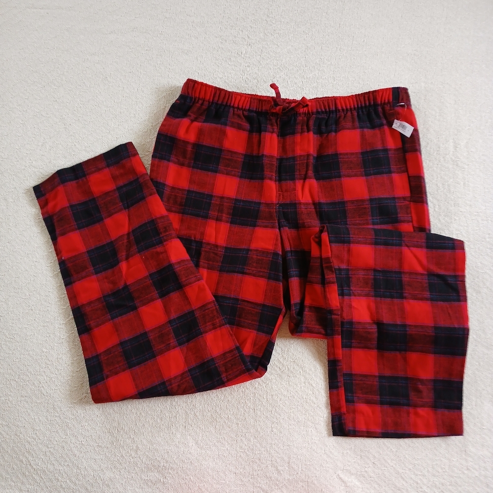 gap ♡ flannel pajama pants buffalo cotton mens large 90s normcore clean sleep